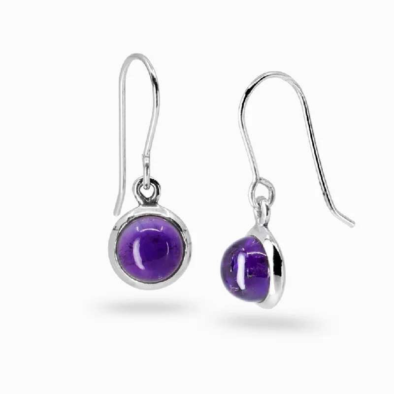 Butterfly-Shaped Drop Earrings for Cute-Butterfly-Shaped Drop Earrings for Cute-Amethyst Drop Earrings