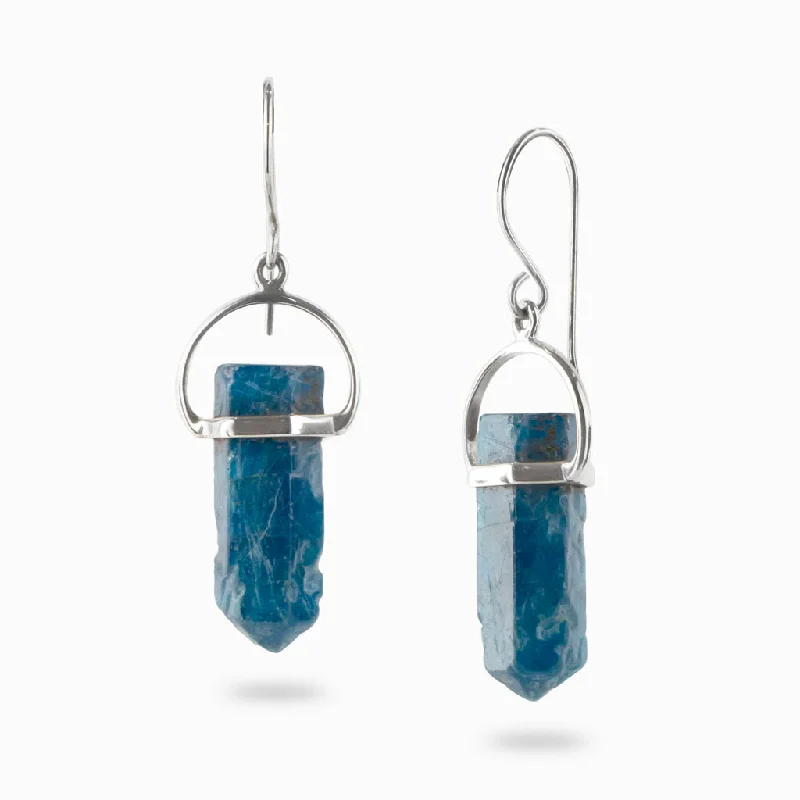 Beach Drop Earrings for Relaxed-Beach Drop Earrings for Relaxed-Apatite Drop Earrings