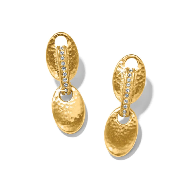 Knotted Drop Earrings for Intricate-Knotted Drop Earrings for Intricate-Brighton | Meridian Gold Tone Orbit Post Drop Earrings