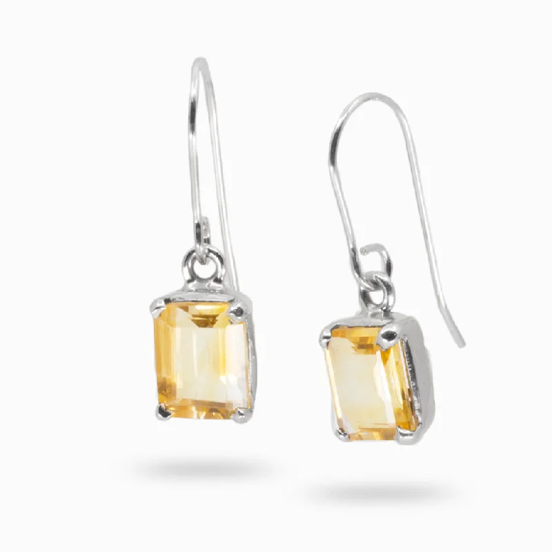 Diamond Drop Earrings for Sparkle-Diamond Drop Earrings for Sparkle-Citrine Drop Earrings