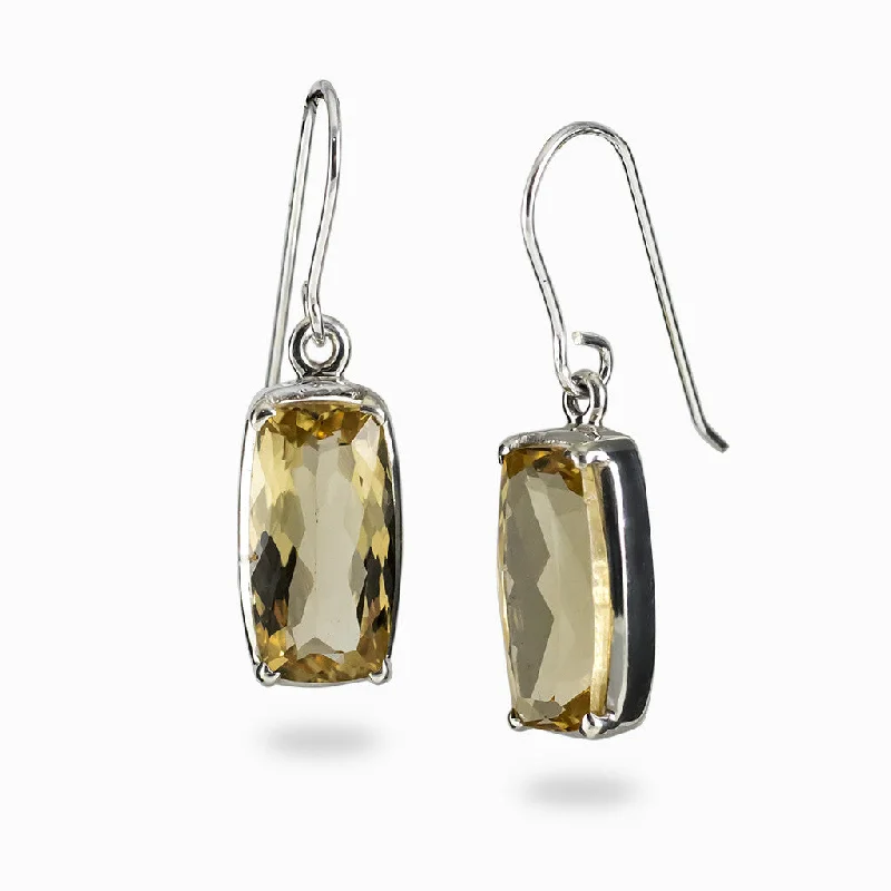 Classic Drop Earrings for Timeless-Classic Drop Earrings for Timeless-Citrine Drop Earrings