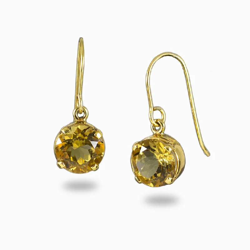 Emerald Drop Earrings for Refined-Emerald Drop Earrings for Refined-Citrine Drop Earrings