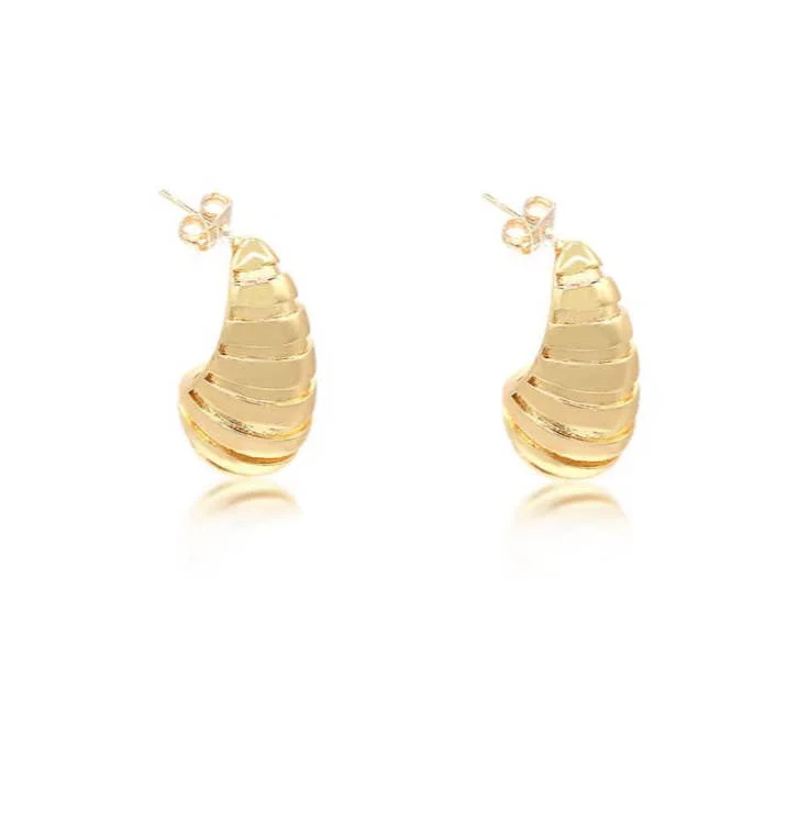 Engraved Drop Earrings for Personal-Engraved Drop Earrings for Personal-Cut Out Teardrop Water drop Earrings