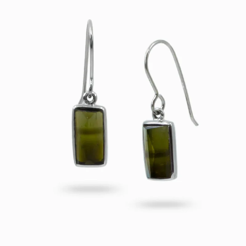 Classic Drop Earrings for Timeless-Classic Drop Earrings for Timeless-Green Tourmaline Drop Earrings