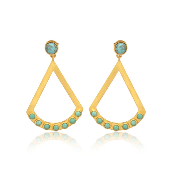 Classic Drop Earrings for Timeless-Classic Drop Earrings for Timeless-Turquoise Drop Earrings