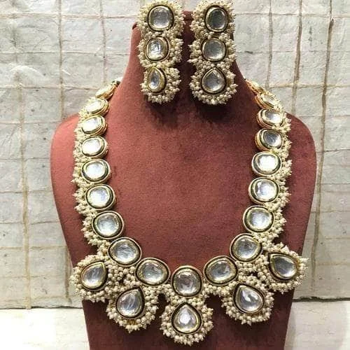 Custom coordinate necklaces and pendants for a sentimental keepsake from places -Big Kundan Coral Necklace