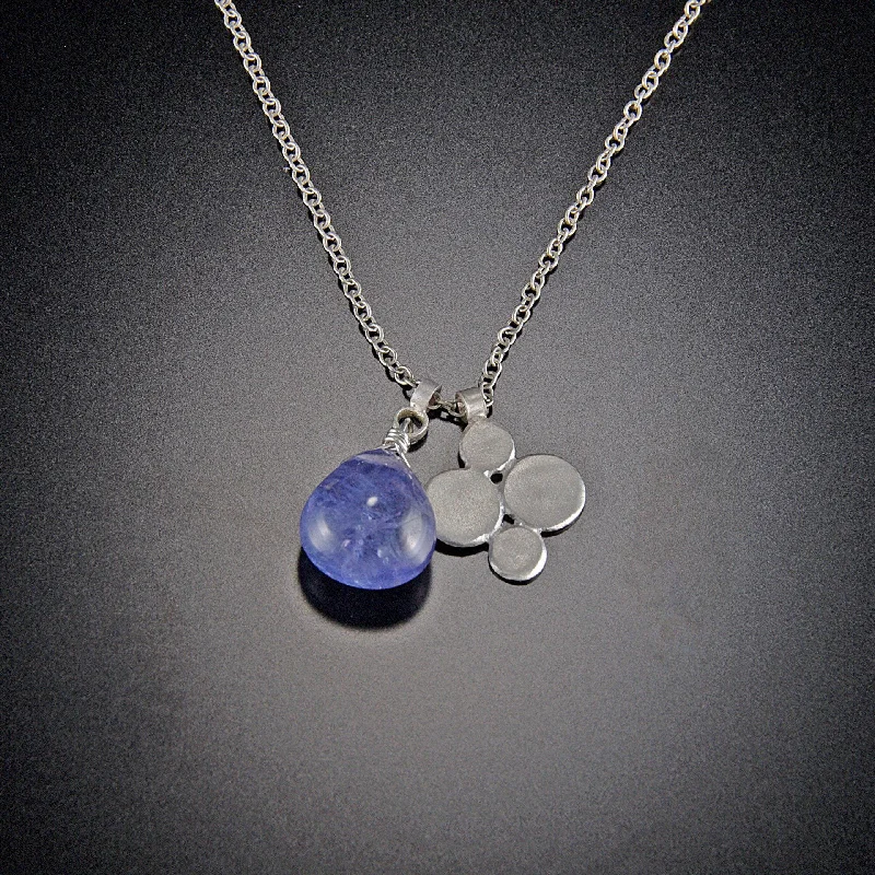 Handcrafted necklaces and pendants with unique designs for a personal touch -Tanzanite Charm Necklace