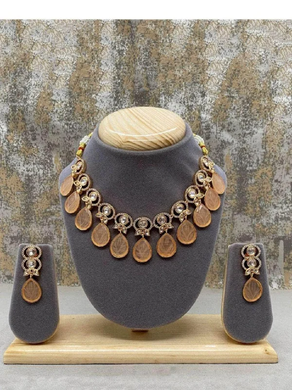 Boho-chic necklaces and pendants with tassels for a free-spirited look -Whimsical Kundan Necklace