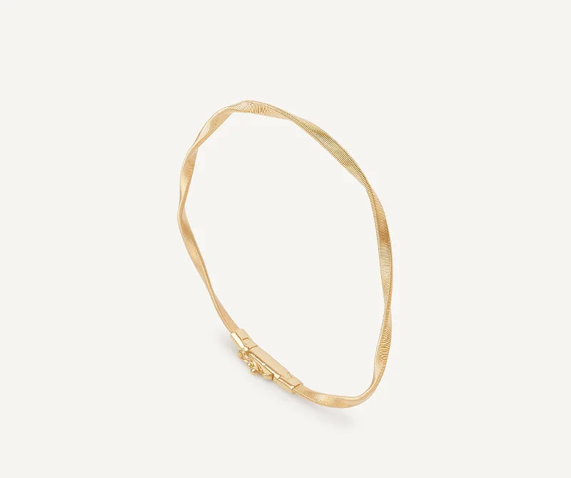 Infinity Bracelets for Eternal Symbol-18K Yellow Gold Twisted Coil Bracelet