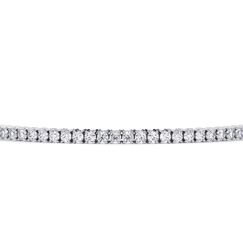 Crocheted Bracelets for Handmade Charm-2 Carat Lab Grown Diamond Tennis Bracelet