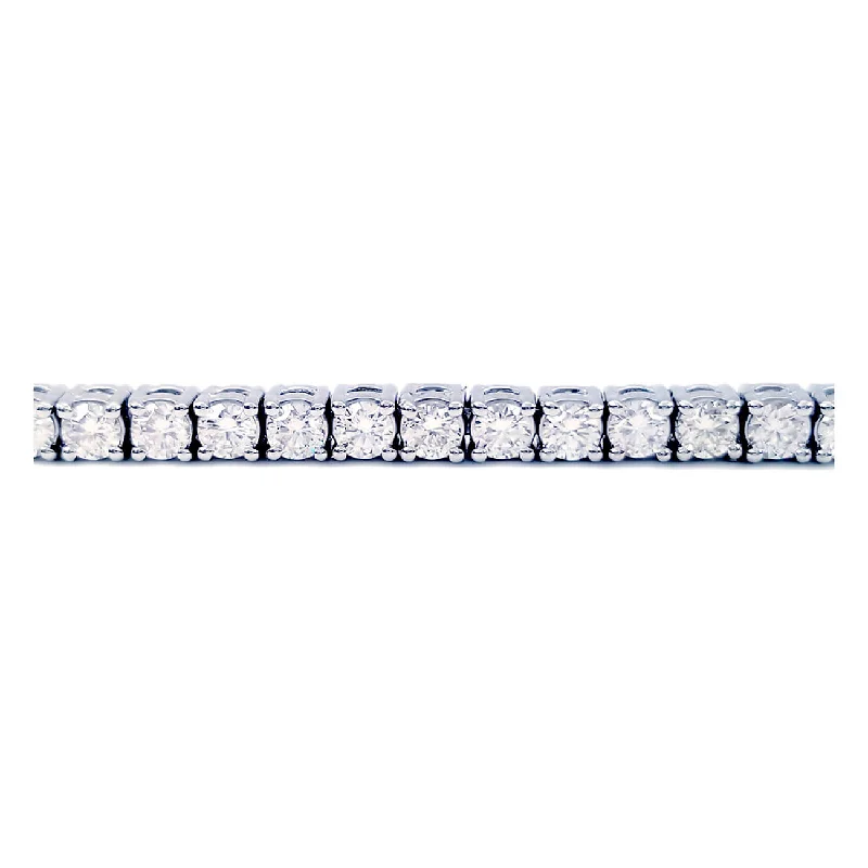 Wooden Bracelets for Natural Touch-3.42cttw Charles & Colvard Moissanite Forever One Moissanite Tennis Bracelet