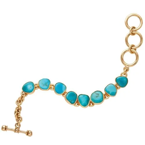 Inlaid Bracelets for Exquisite Detail-Alchemia Sleeping Beauty Turquoise Bracelet