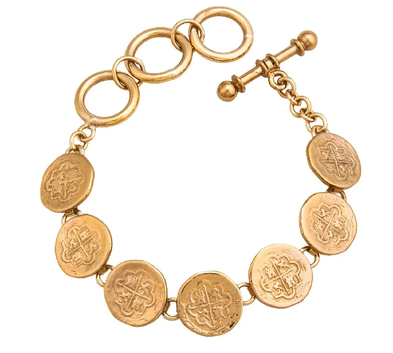 Detachable Bangles for Versatile Wear-Alchemia Replica Spanish Coin Bracelet