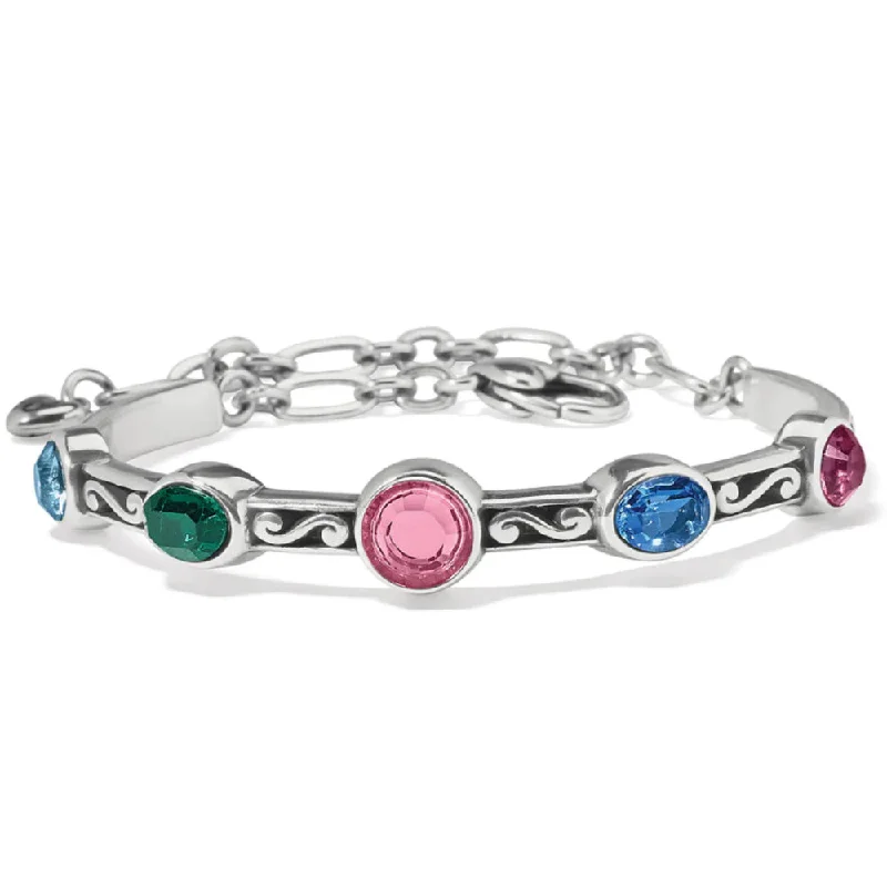 Modern Bracelets for Contemporary Look-Brighton Elora Gems Bar Bracelet