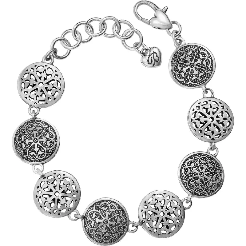 Prom Bracelets for Stylish Look-Brighton Ferrara Medallion Link Bracelet