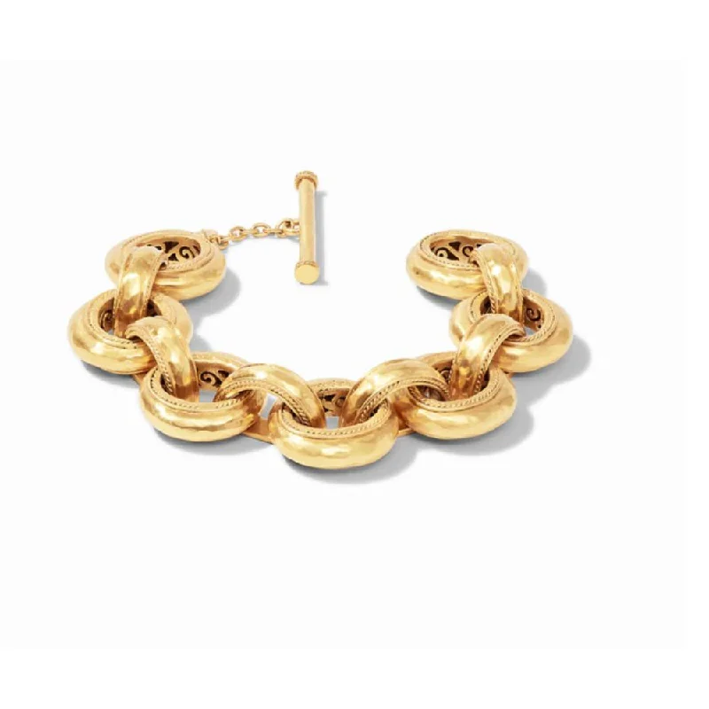 Glass Bangles for Shiny Appearance-Julie Vos Cannes Demi Link Bracelet