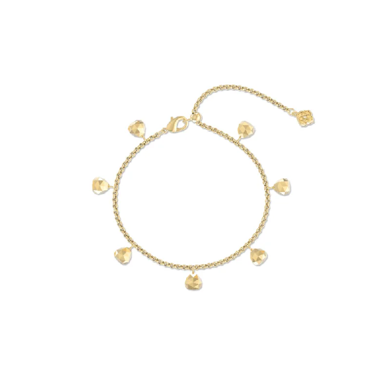 Anniversary Bangles for Romantic Occasion-Kendra Scott Gabby Delicate Chain Bracelet