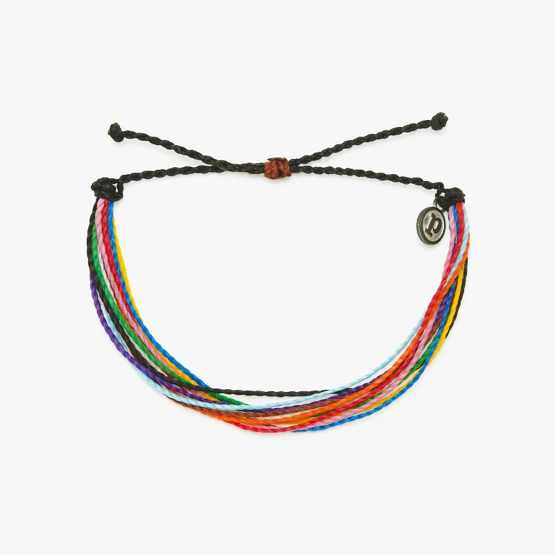 Padded Bracelets for Wearing Comfort-Progress Pride Bracelet