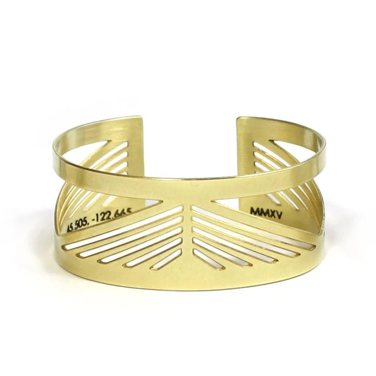 Studded Bracelets for Edgy Appeal-Tilikum Crossing Cuff Bracelet